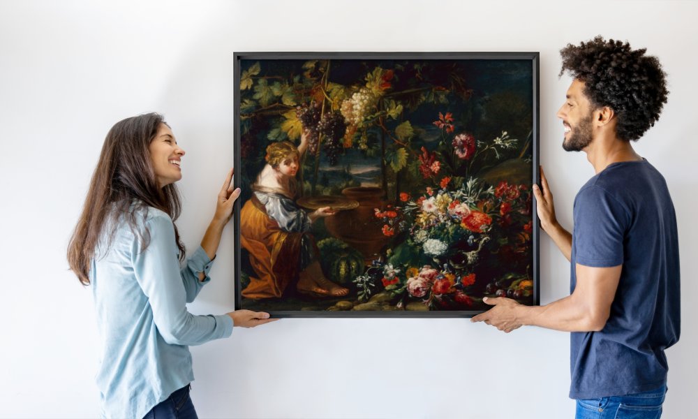 Il and Brueghel Abraham Borgognone