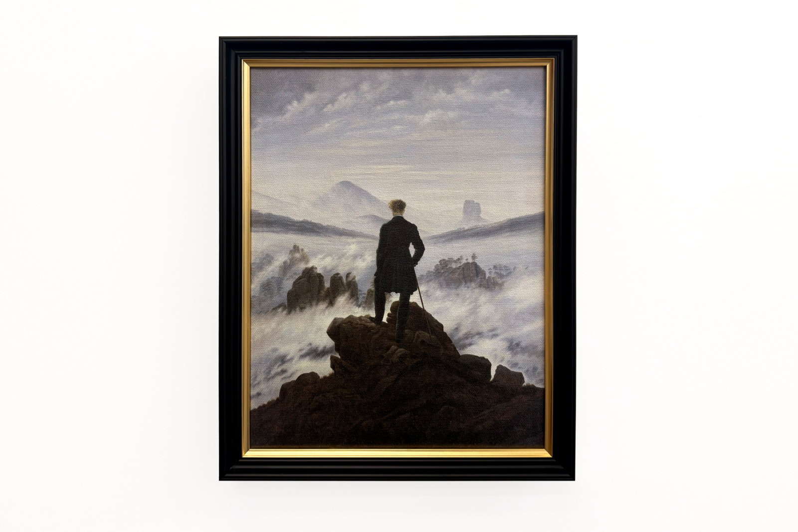 Der Wanderer über dem Nebelmeer - Caspar David Friedrich