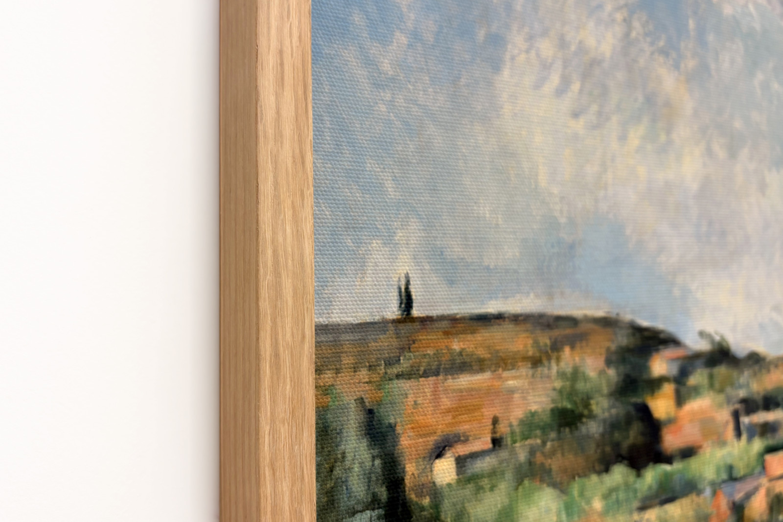 Die Bellevue-Ebene / Die roten Erden (La plaine de Bellevue / Les terres rouges) - Paul Cézanne