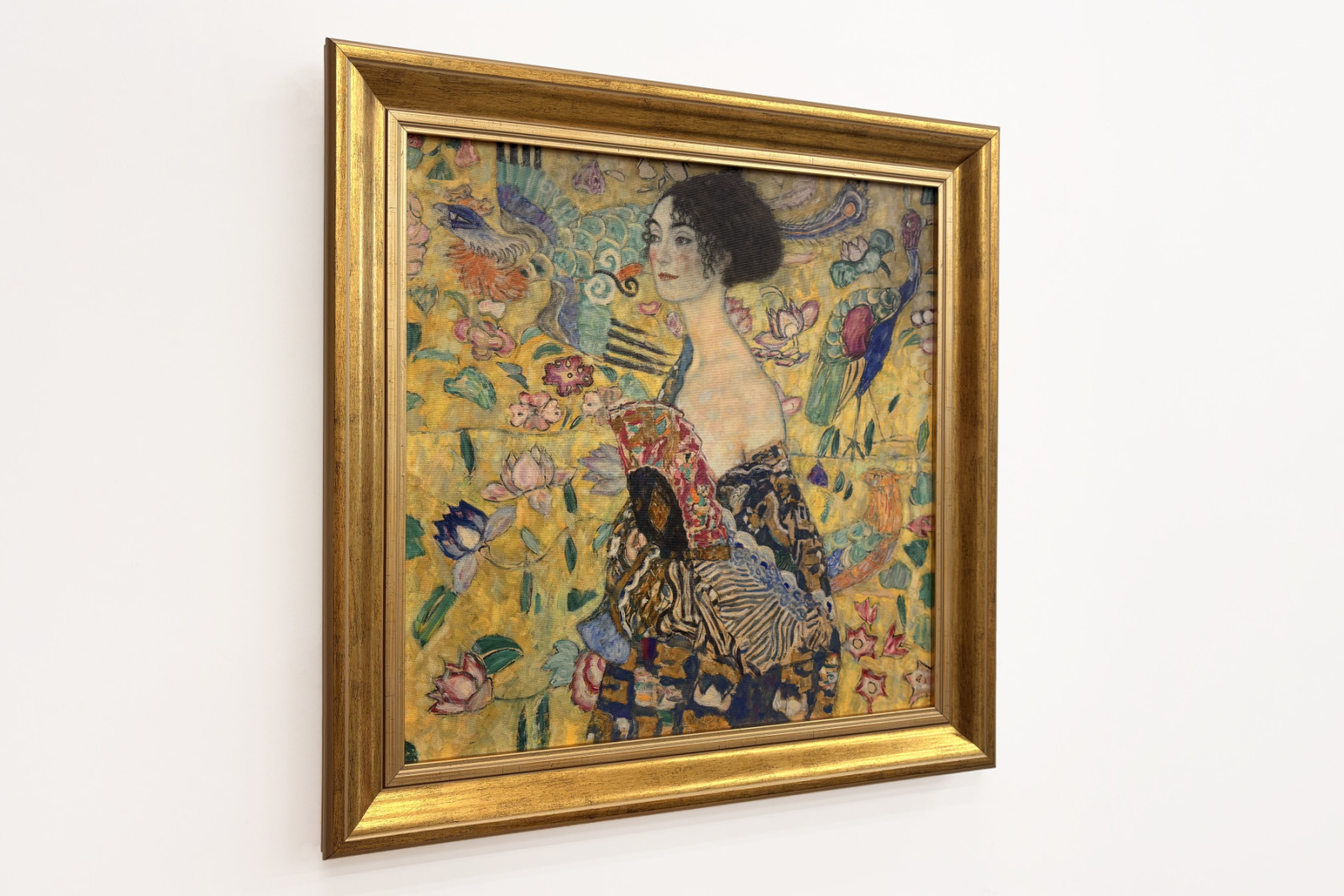 Dame mit Fächer - Gustav Klimt