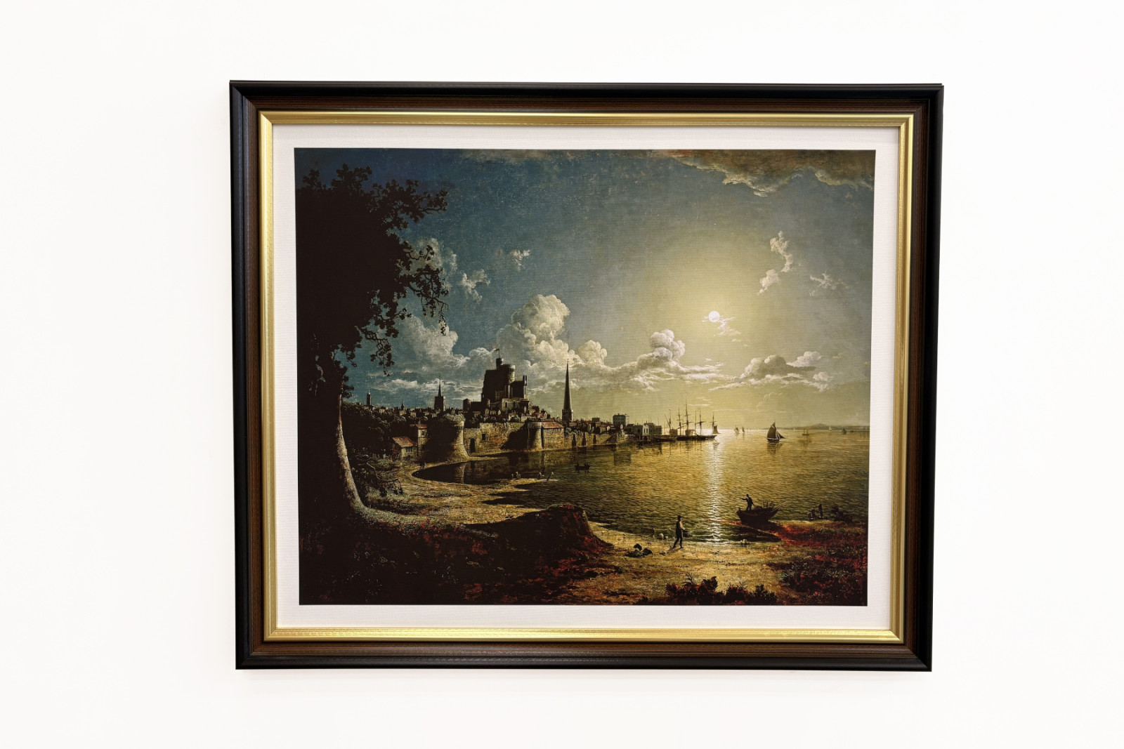 Mondlichtszene, Southampton, 1820 - Sebastian Pether