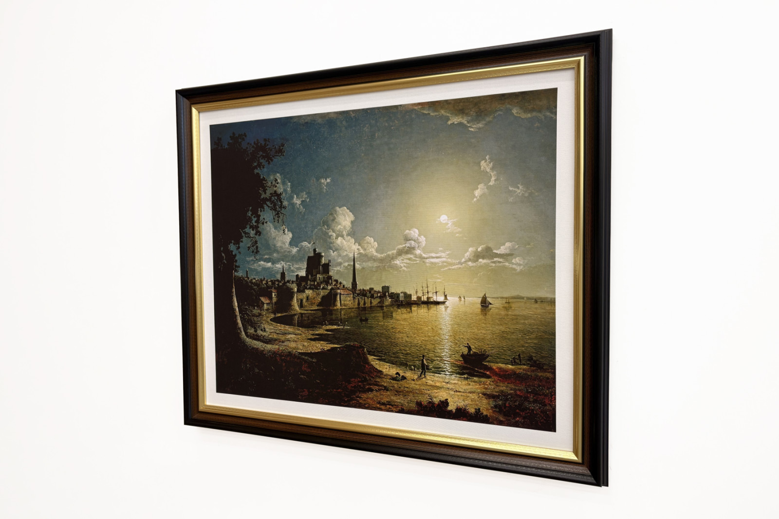 Mondlichtszene, Southampton, 1820 - Sebastian Pether