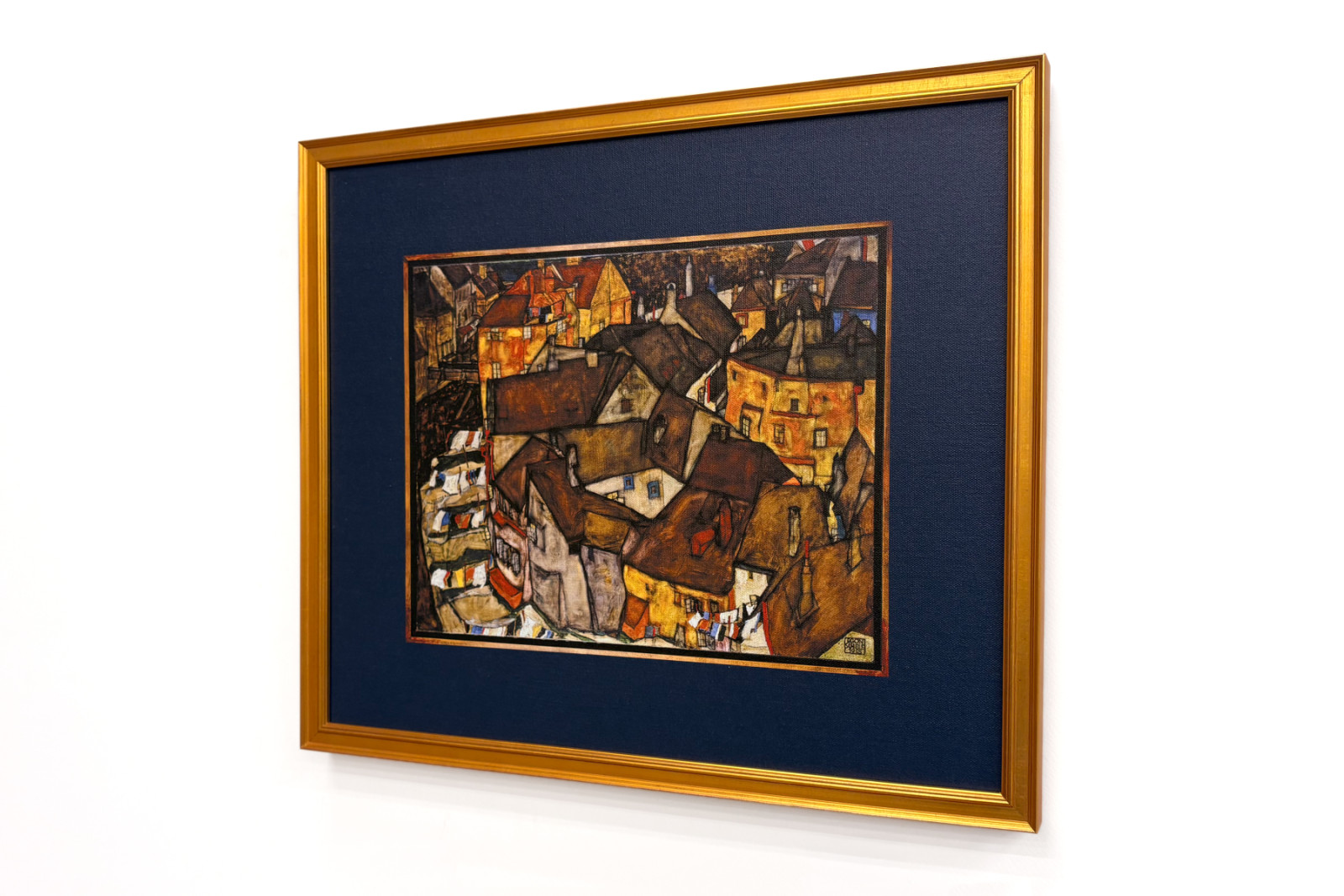 Häuserbogen, Krumau (das heutige Český Krumlov, Tschechoslowakei) (Die kleine Stadt V) - Egon Schiele