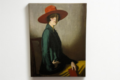 Dame mit rotem Hut - William Strang