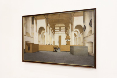 Innenraum der Sint-Odulphuskerk in Assendelft, 1649