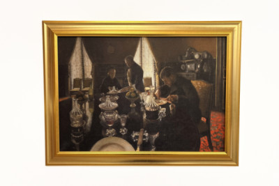 Abendessen in der Rue Miromesnil, im Haus der Familie Caillebotte