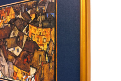 Häuserbogen, Krumau (das heutige Český Krumlov, Tschechoslowakei) (Die kleine Stadt V)