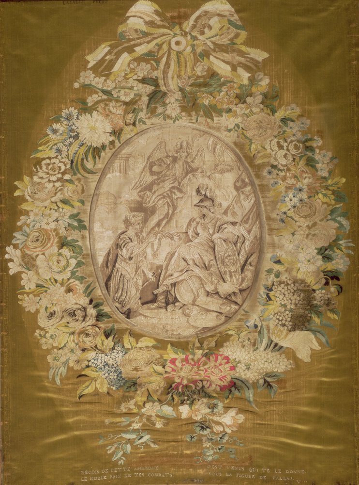 Stofflänge für einen Paravent, von Philippe de Lasalle (1723-1804), für die Pernon-Fabrik, Lyon, 1770-1 von Unknown
