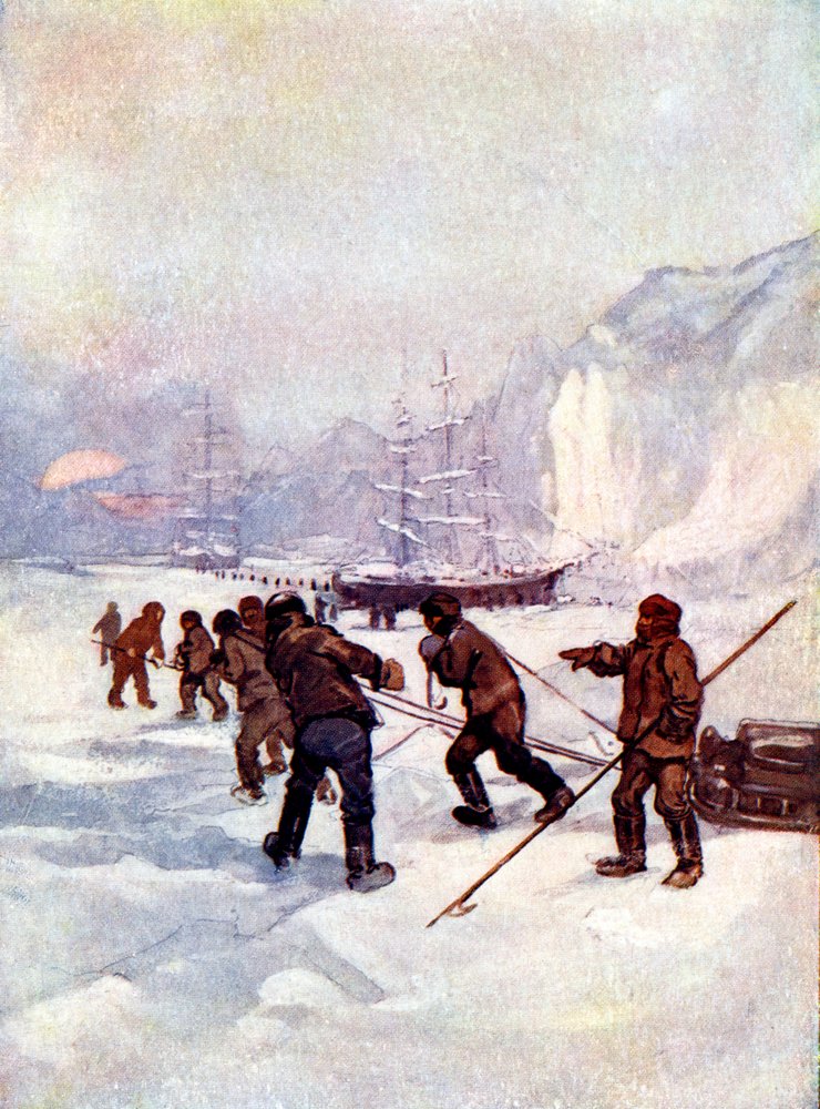 Die Schiffe hießen Terror und Erebus, 1847, 1905 von A. S. Forrest
