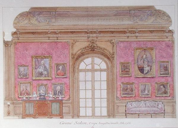 Der große Salon in der Wohnung von Jacques Doucet von Adrien Karbowsky