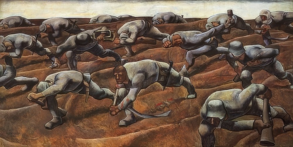 Den Namenlosen. 1916 von Albin Egger-Lienz