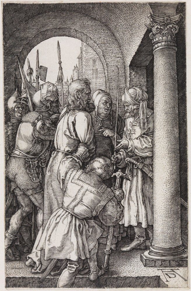 Christus vor Pilatus von Albrecht Dürer: Kunstdruck kaufen