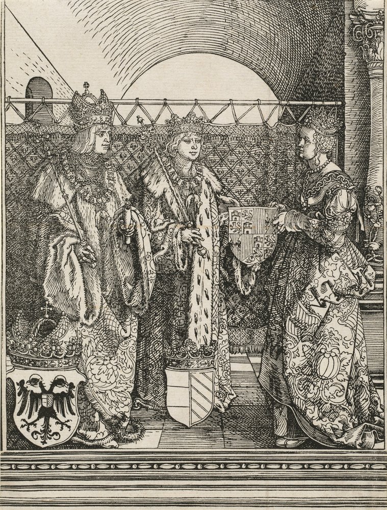 Die Verlobung von Philipp dem Schönen mit Johanna von Kastilien, 1515 von Albrecht Dürer