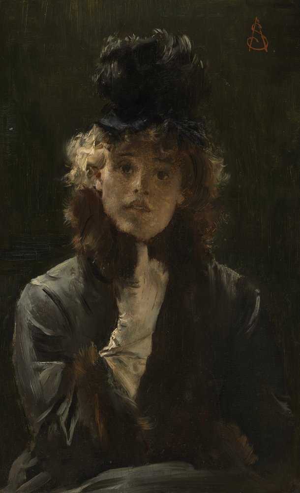 Der Pariser Sphinx, ca. 1880 von Alfred Emile Stevens
