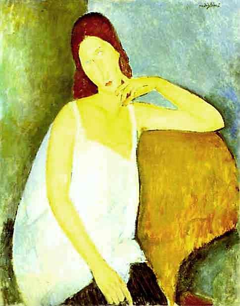 Porträt von Jeanne Hébuterne 1898-1920 von Amedeo Modigliani