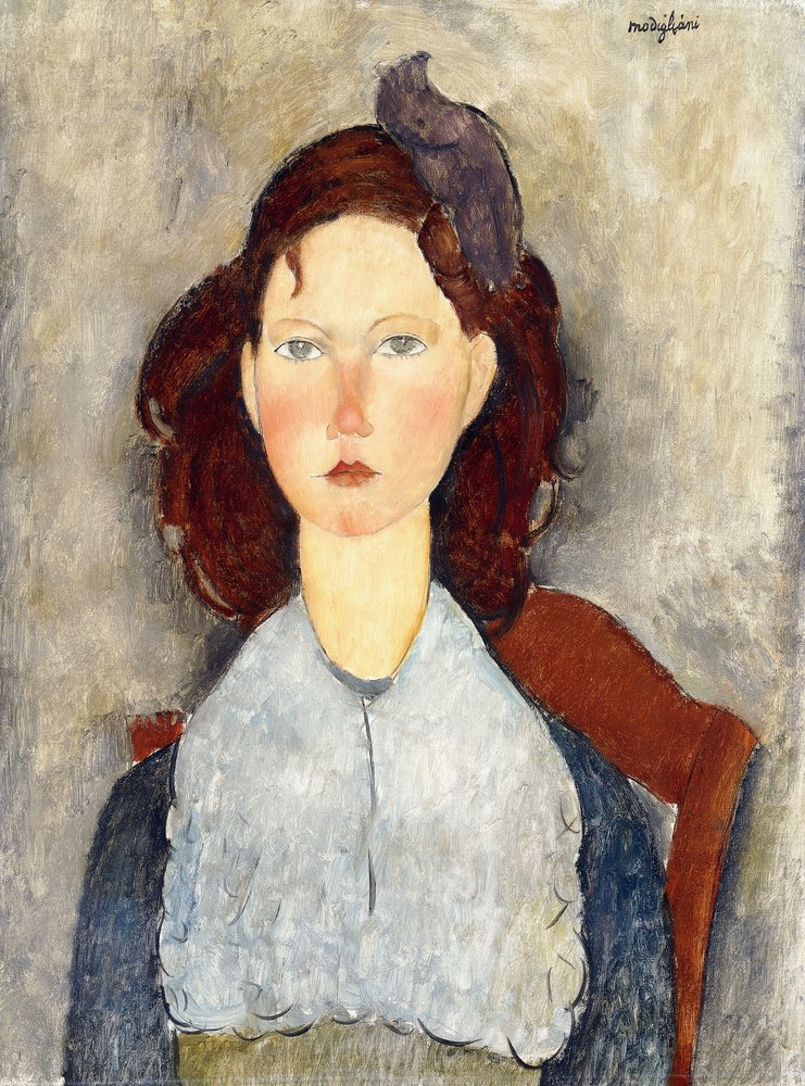 Sitzendes Mädchen, 1918 von Amedeo Modigliani