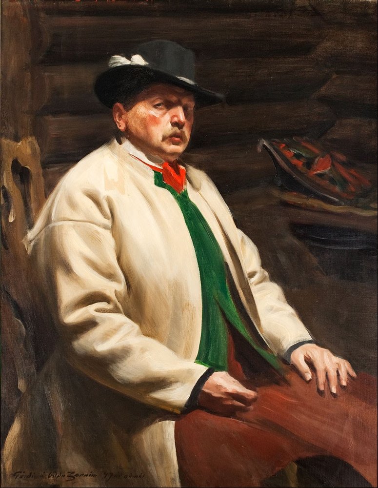 Selbstporträt von Anders Leonard Zorn