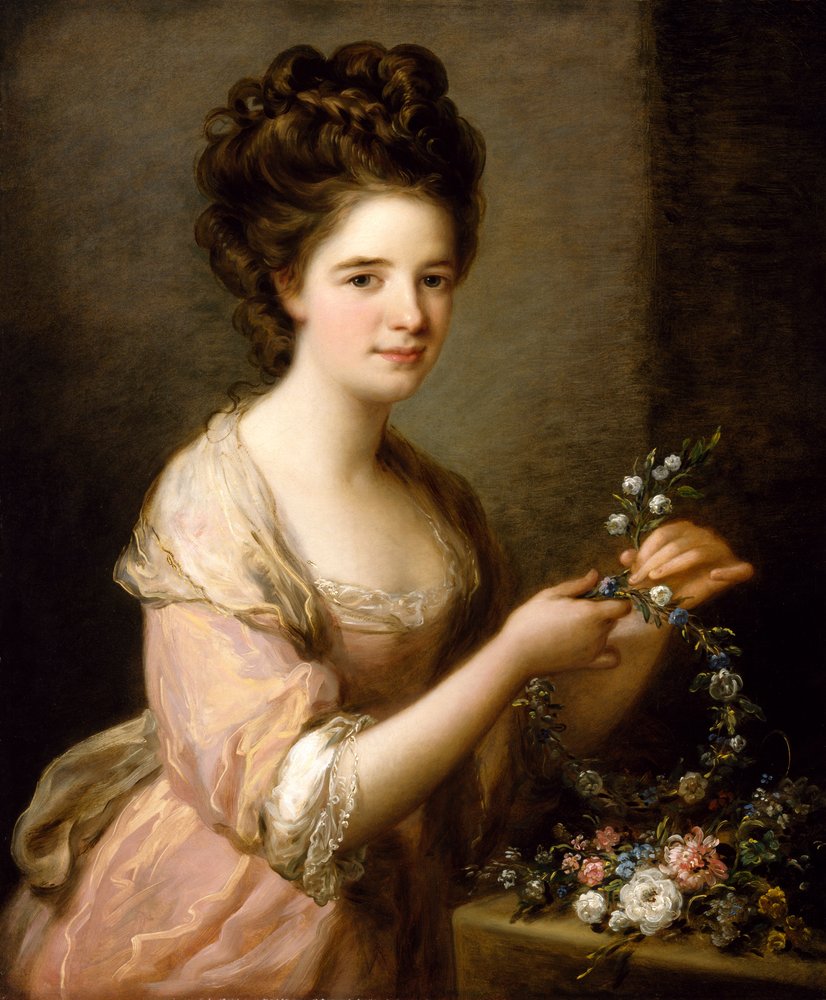 Porträt von Eleanor, Gräfin von Lauderdale, um 1780-81 von Angelica Kauffmann