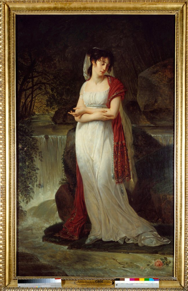 Posthumes Porträt von Christine Boyer (1776-1800), erste Frau von Lucien Bonaparte. Gemälde von Antoine Jean Gros (1771-1835) von Antoine-Jean Gros