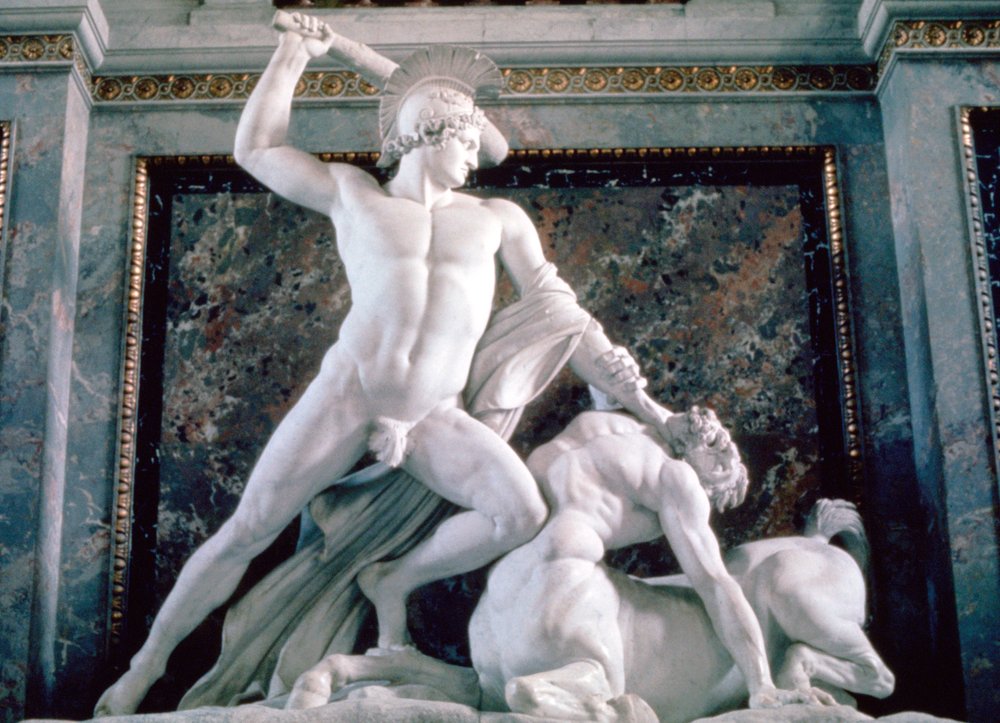 Theseus und der Kentaur, 1804-1819 von Antonio Canova