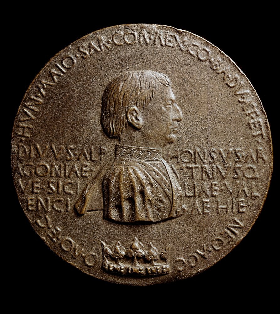 Medaille von Alfons V. von Aragon von Antonio Pisanello