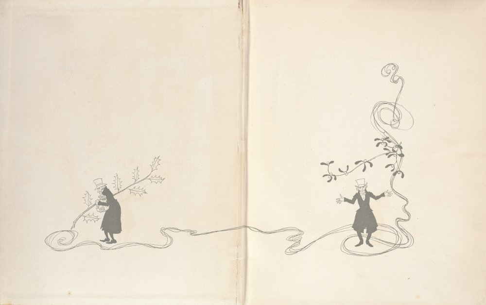 Vorsatzblätter - Eine Weihnachtsgeschichte, 1915 von Arthur Rackham