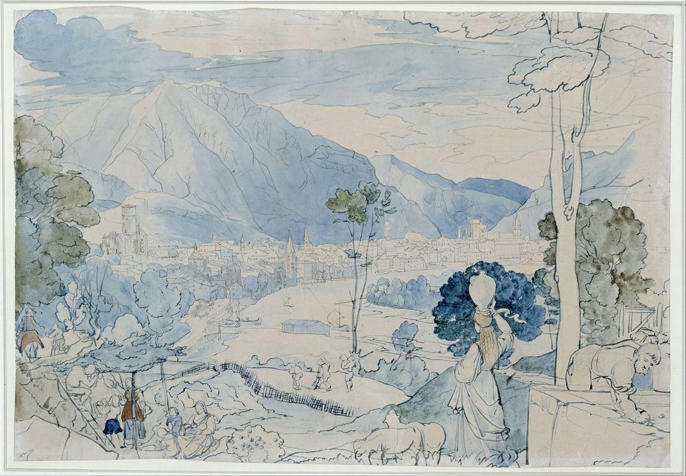 Ansicht von Trient von Carl Philipp Fohr