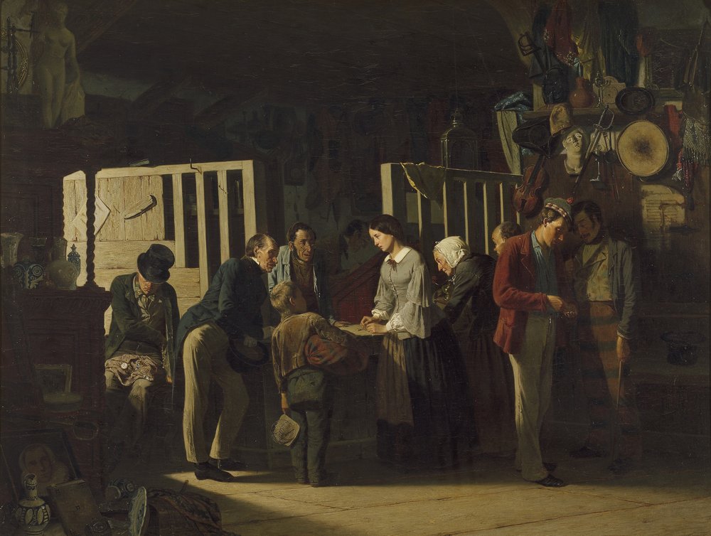 Das Pfandhaus II, 1859 von Carl-Hendrik d Unker