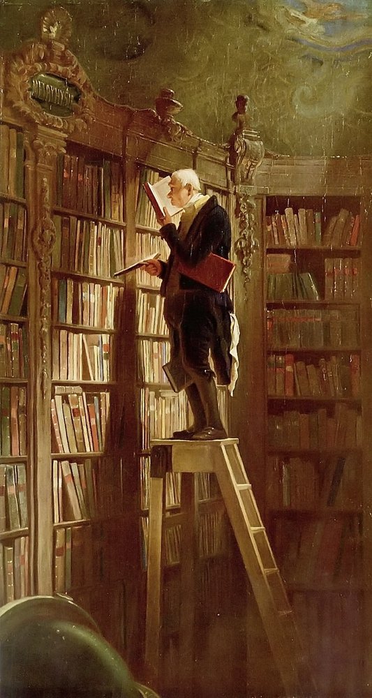 Der Bücherwurm von Carl Spitzweg