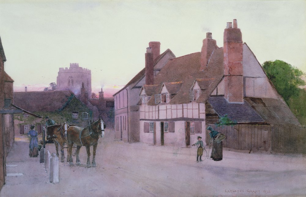 Dämmerung, Cookham, 1892 von Carleton Grant