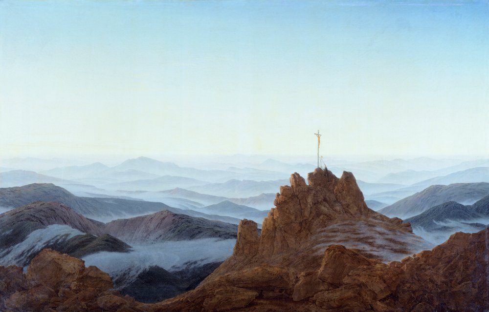 Morgen im Riesengebirge, von Caspar David Friedrich
