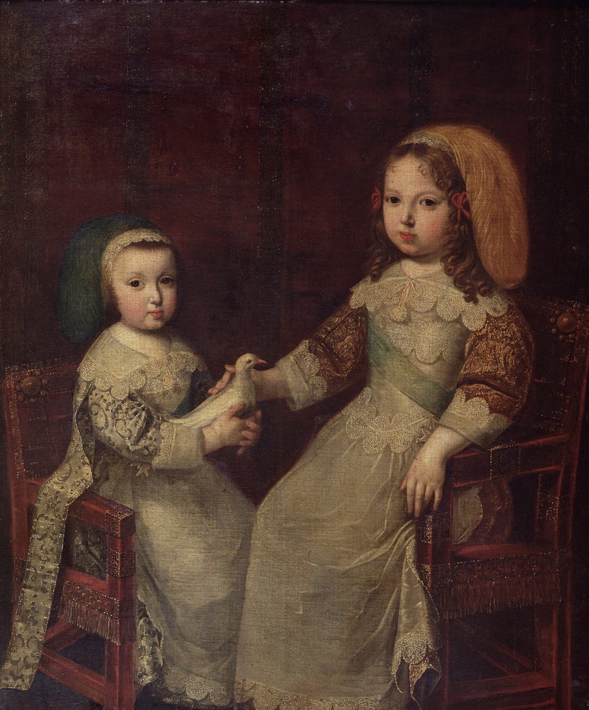 König Ludwig XIV. (1638-1715) als Kind mit Philipp I., Herzog von Orléans (1640-1701) von Charles Beaubrun