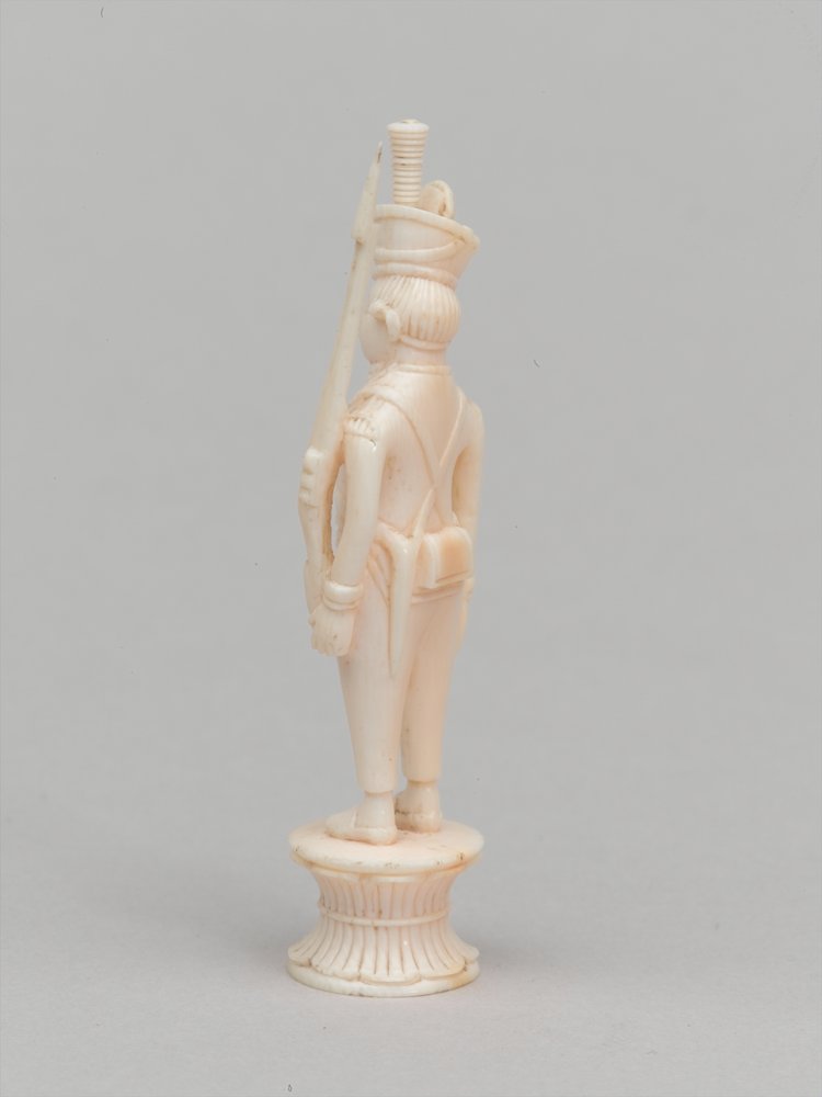 Weißer Bauer, Schachfigur, Indien, ca. 1820 von Charles Leandre