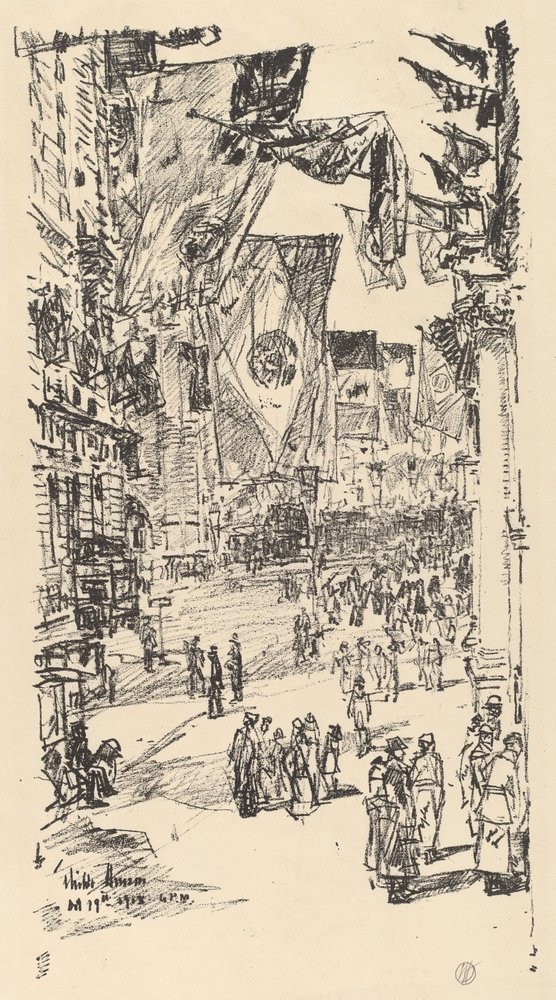 Allee der Verbündeten von Childe Hassam