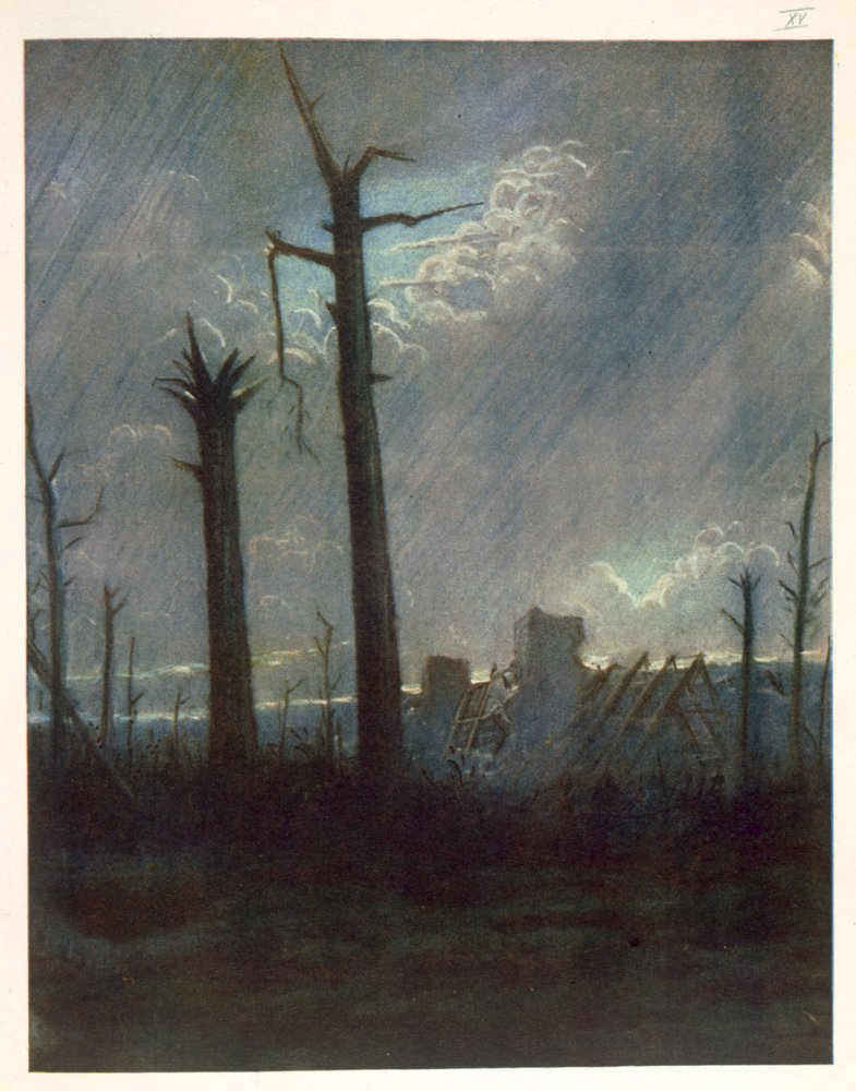Zurückgewonnenes Land, aus Britische Künstler an der Front, Fortsetzung der Westfront, 1918 von Christopher Richard Wynne Nevinson