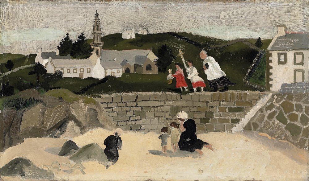 Das Sakrament, Ploaré, Bretagne von Christopher Wood