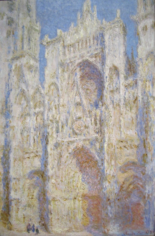 Kathedrale von Rouen, Westfassade, Sonnenlicht von Claude Monet