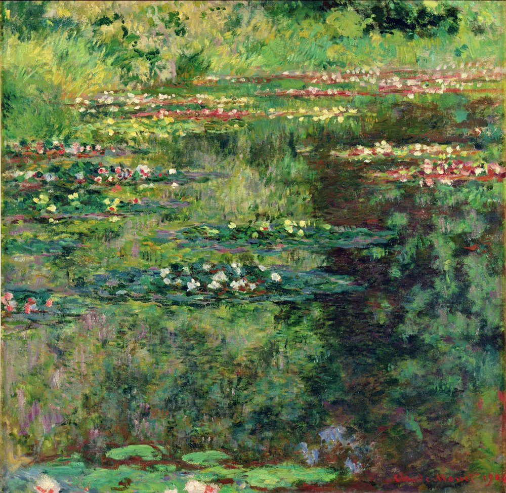Der Seerosenteich, 1904 von Claude Monet: Kunstdruck kaufen