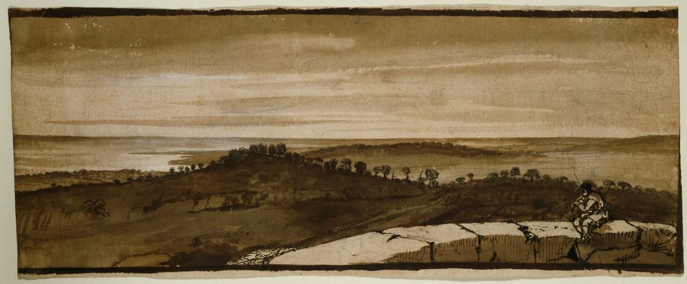 Panorama vom Sasso von Claude Lorrain
