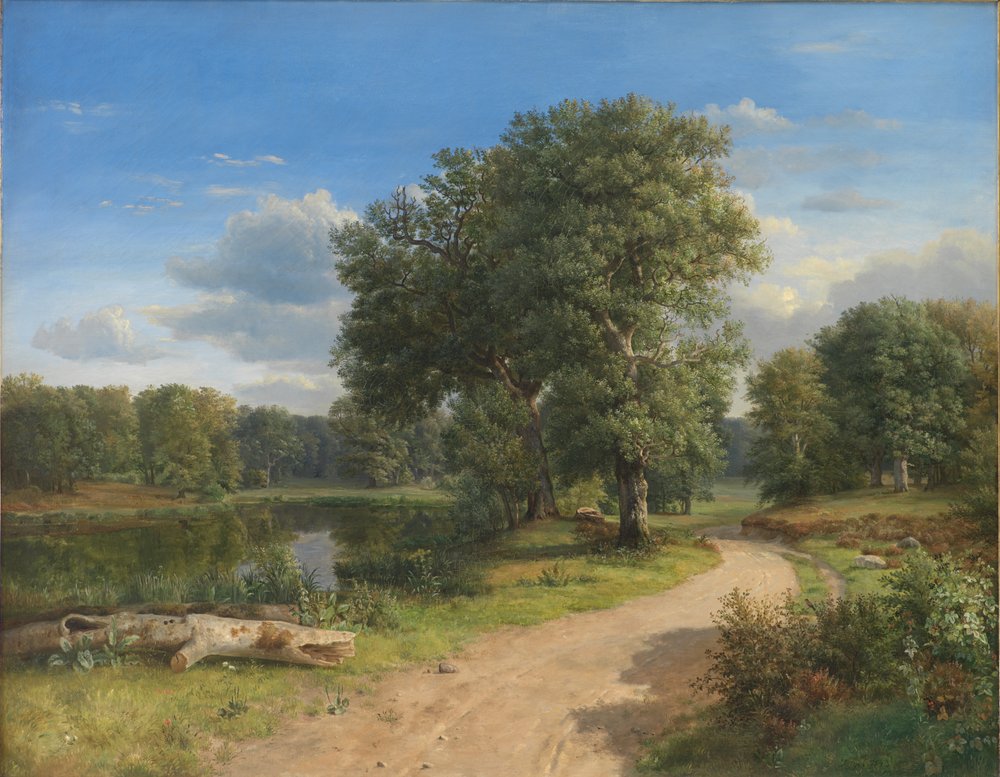 Landschaft bei Hammermøllen, Nordseeland von Dankvart Dreyer