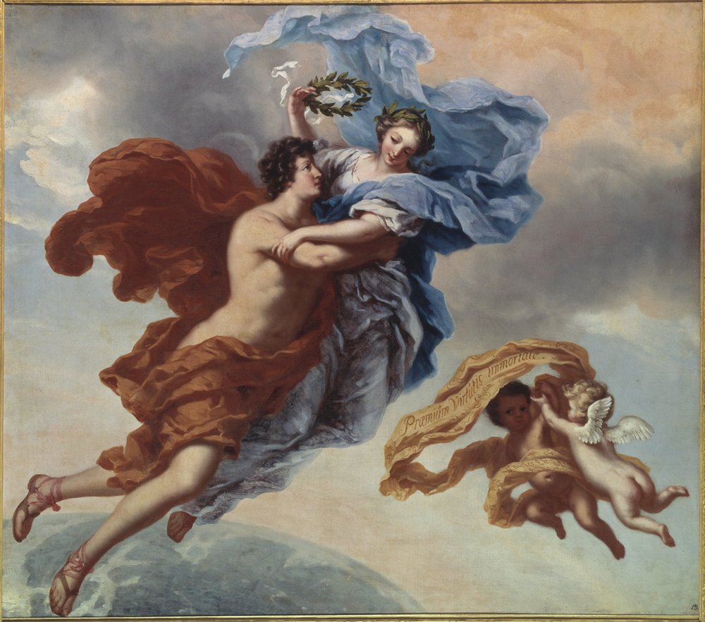 Der Lohn der Tugend, 1680 von David Klöcker Ehrenstrahl