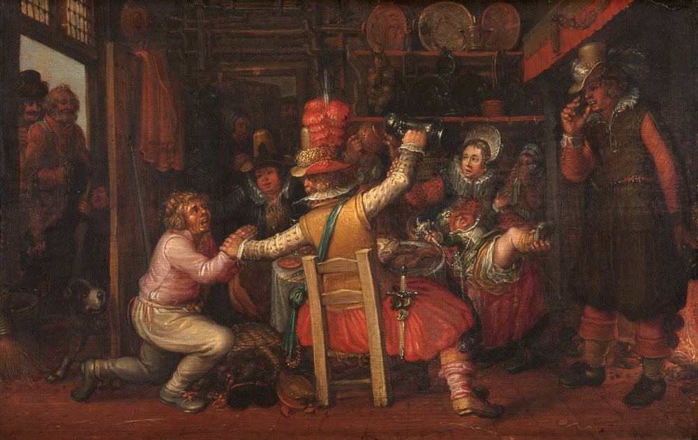Das Unglück des Bauern von David Vinckboons