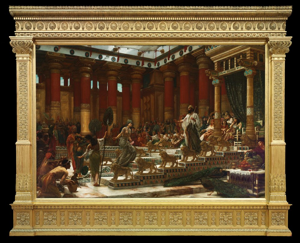 Der Besuch der Königin von Saba bei König Salomo von Edward John Poynter