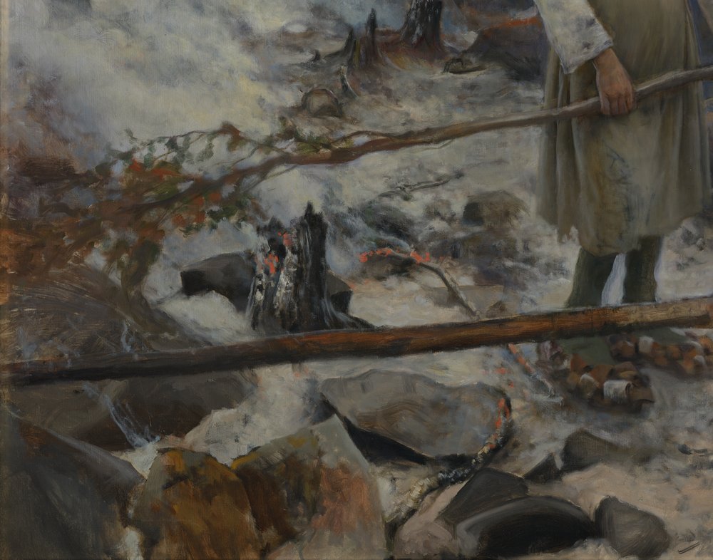 Unter dem Joch (Brandrodung) von Eero Järnefelt