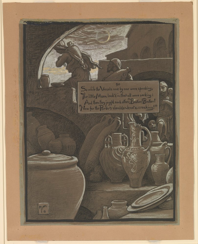 (Illustration für Rubáiyát von Omar Khayyám) Das Ende des Ramazan von Elihu Vedder