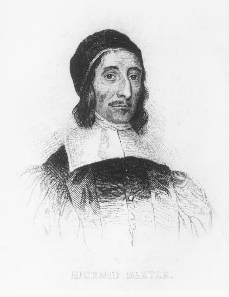 Porträt von Richard Baxter (1615-91) von English School