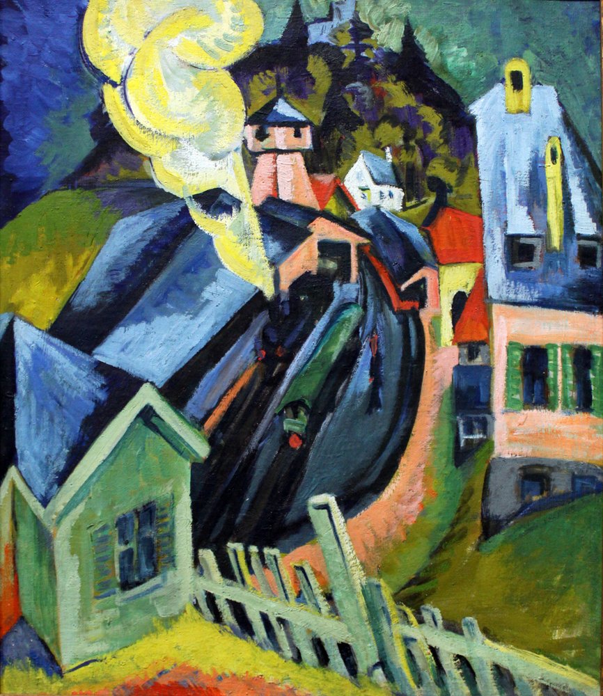 Bahnhof Königstein von Ernst Ludwig Kirchner