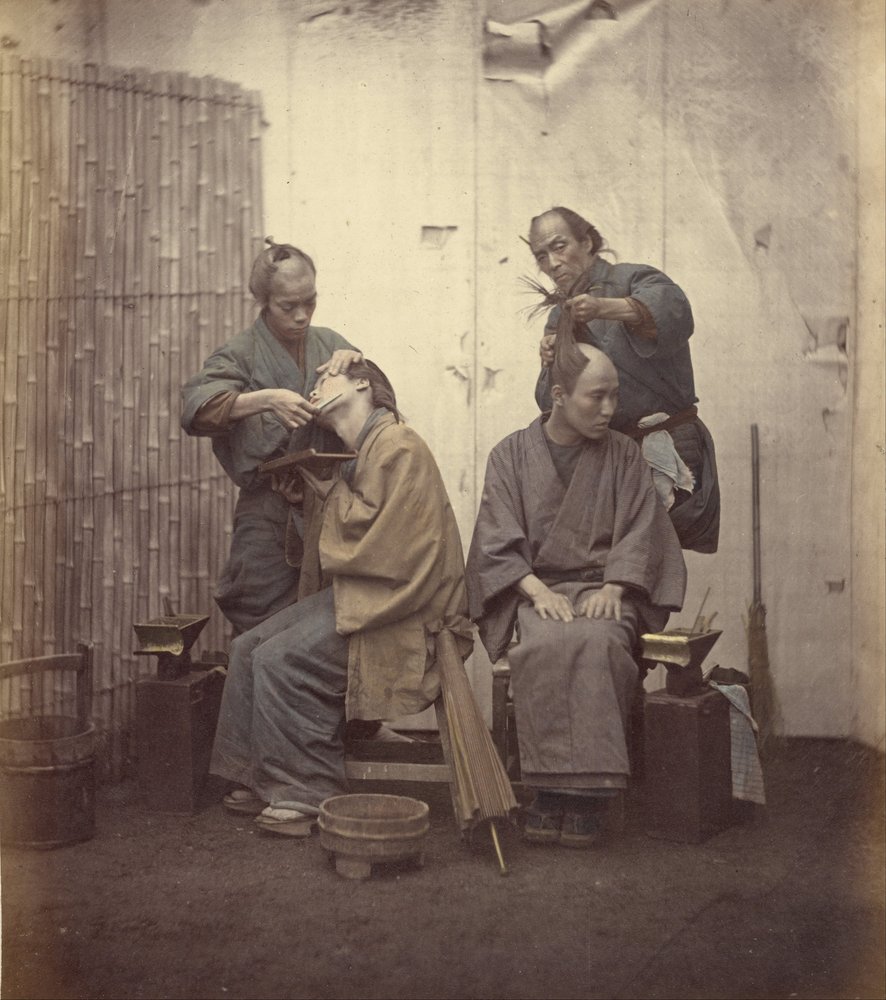 Friseure von Felice Beato