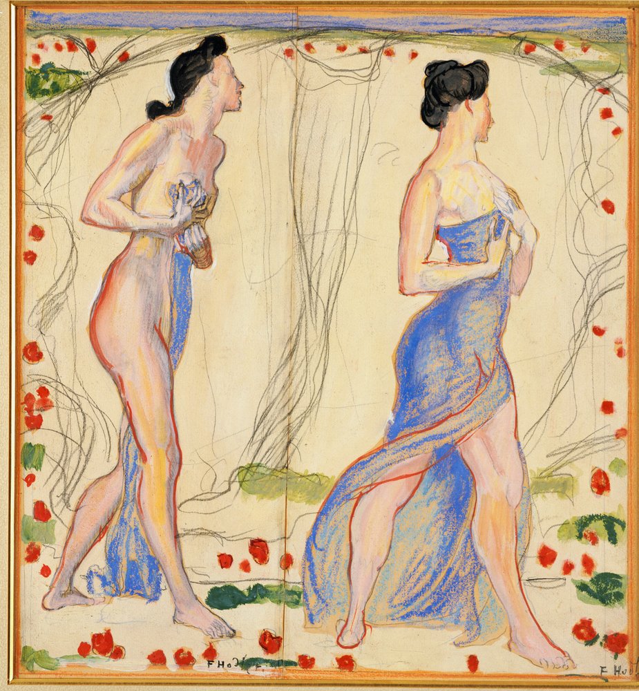 Studie für „Die Empfindung I“, ca. 1901-02 von Ferdinand Hodler