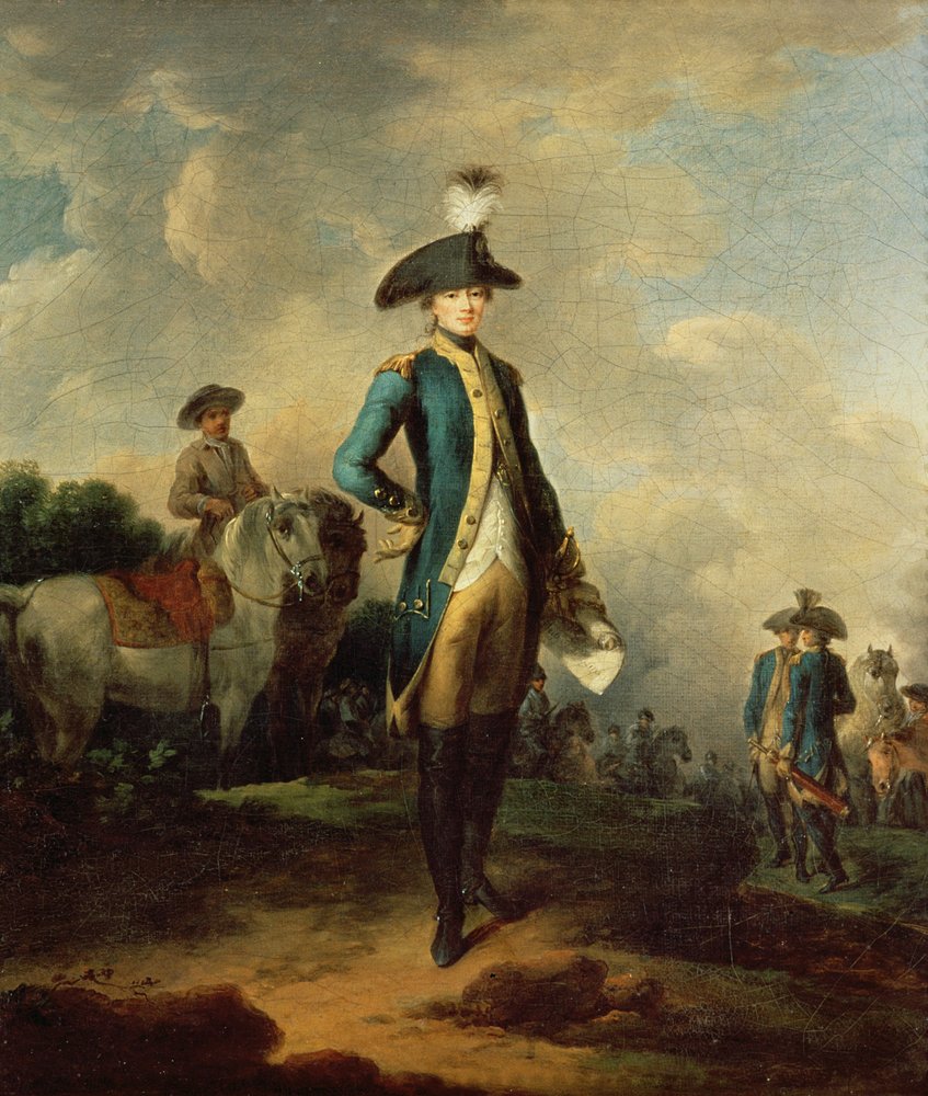 Marquis de La Fayette (1757-1834), ca. 1781-85 von Francesco Giuseppe Casanova